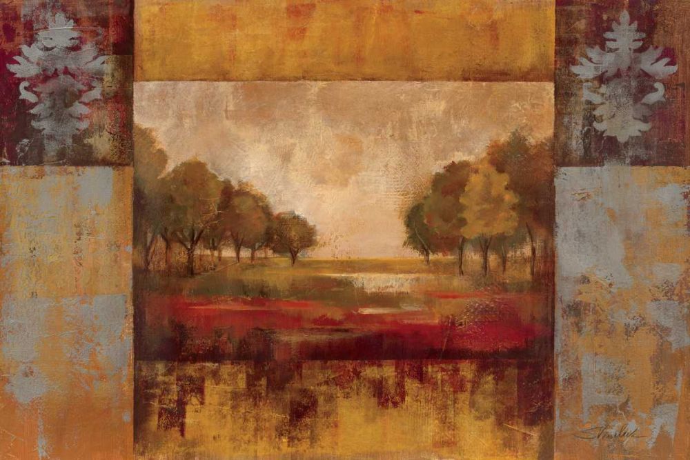 Landscape in Gold art print by Silvia Vassileva for $57.95 CAD