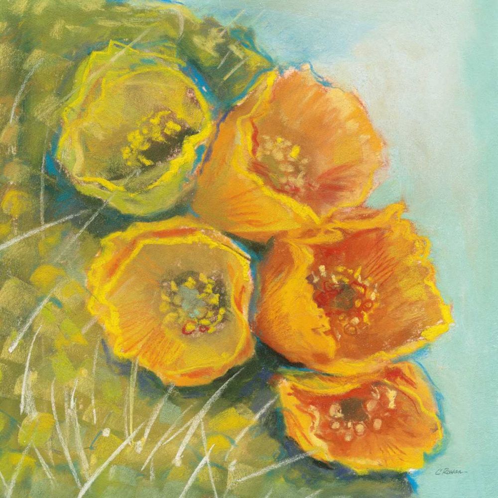 Blooming Succulent II art print by Carol Rowan for $57.95 CAD