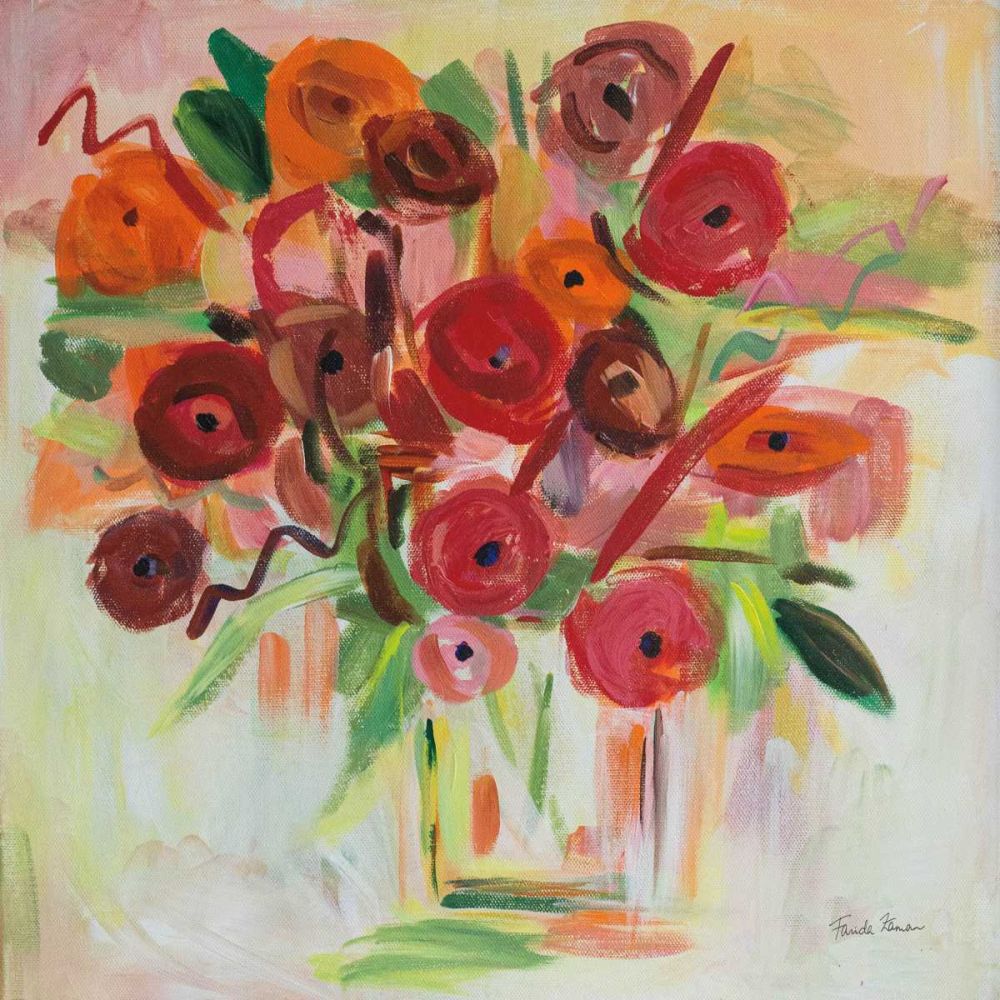 Poppy Burst art print by Farida Zaman for $57.95 CAD