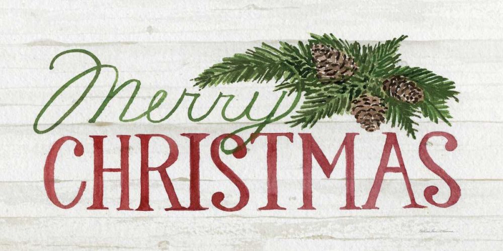 Holiday Saying II on Wood Whitewash Dark art print by Kathleen Parr McKenna for $57.95 CAD