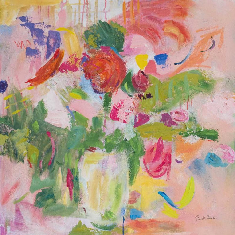 Pink Impressionism art print by Farida Zaman for $57.95 CAD