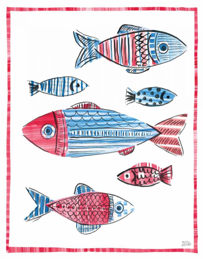 Coastal Americana I art print by Melissa Averinos for $57.95 CAD