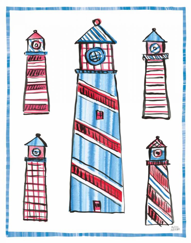 Coastal Americana II art print by Melissa Averinos for $57.95 CAD