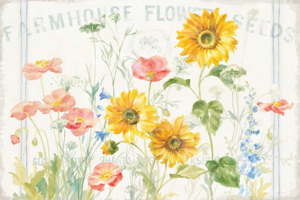 Floursack Florals I art print by Danhui Nai for $57.95 CAD