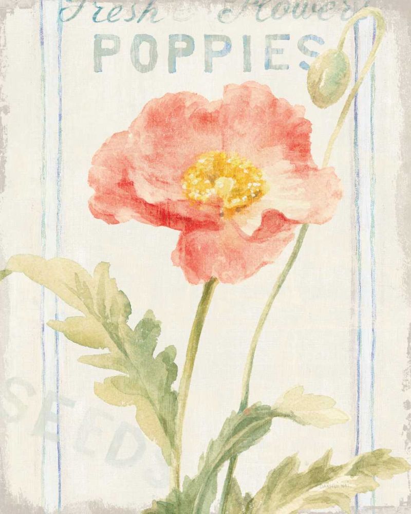 Floursack Florals IV art print by Danhui Nai for $57.95 CAD