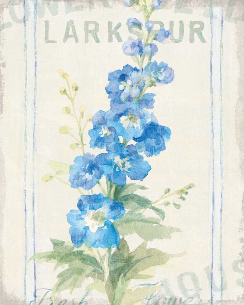 Floursack Florals VII art print by Danhui Nai for $57.95 CAD