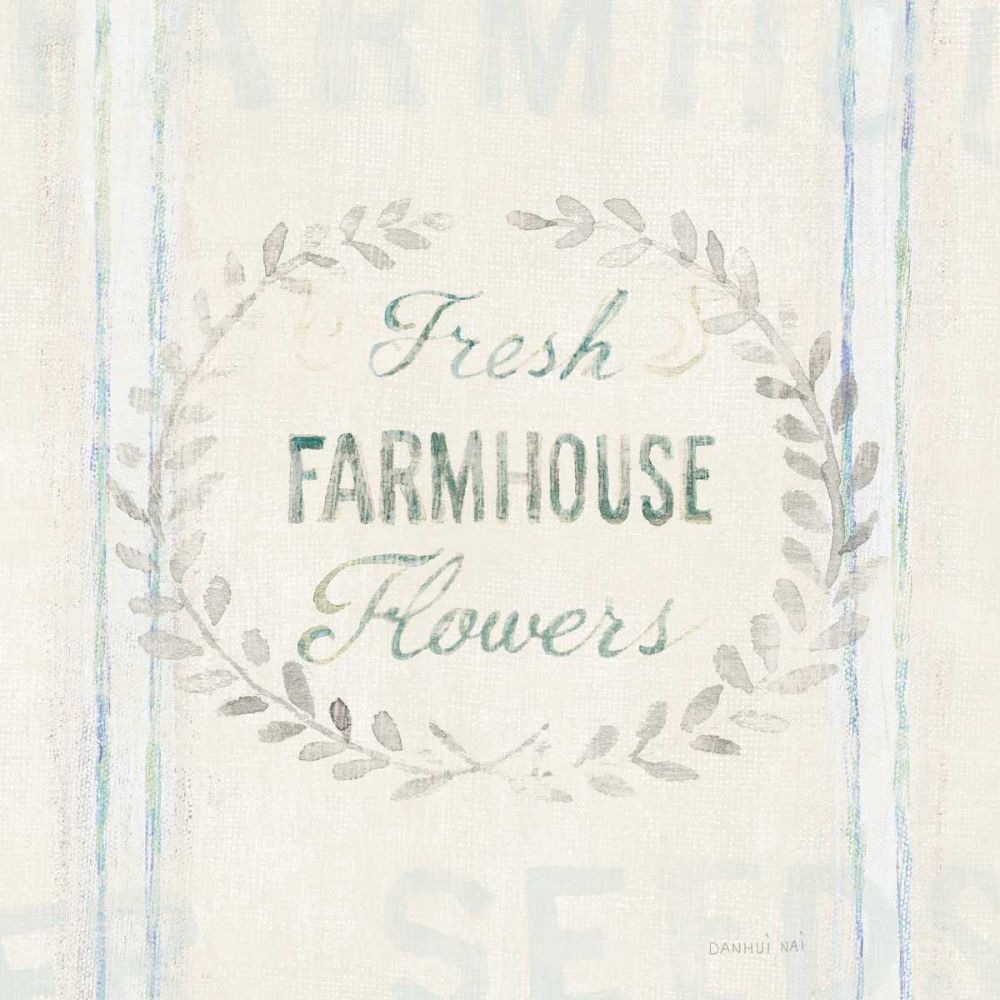 Floursack Florals VIII art print by Danhui Nai for $57.95 CAD