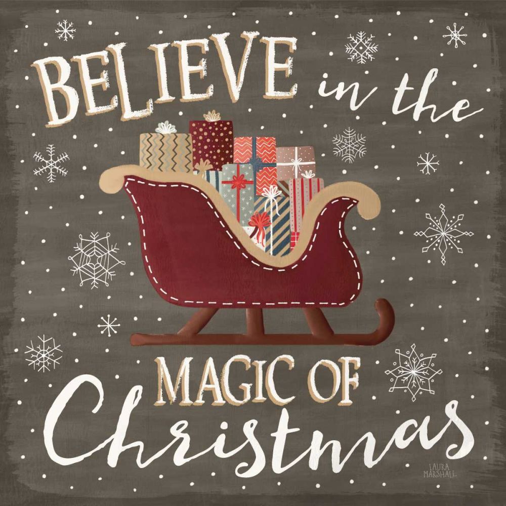 Christmas Cheer V art print by Laura Marshall for $57.95 CAD