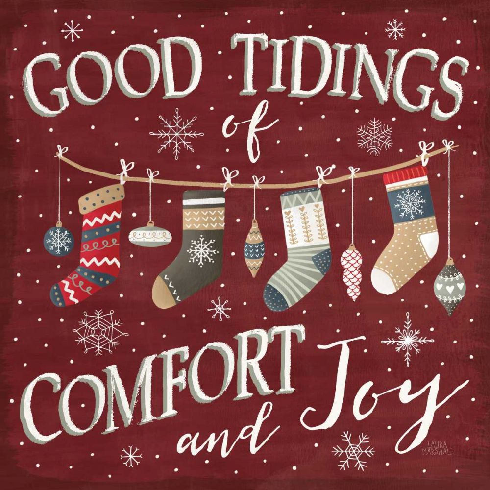 Christmas Cheer VI art print by Laura Marshall for $57.95 CAD