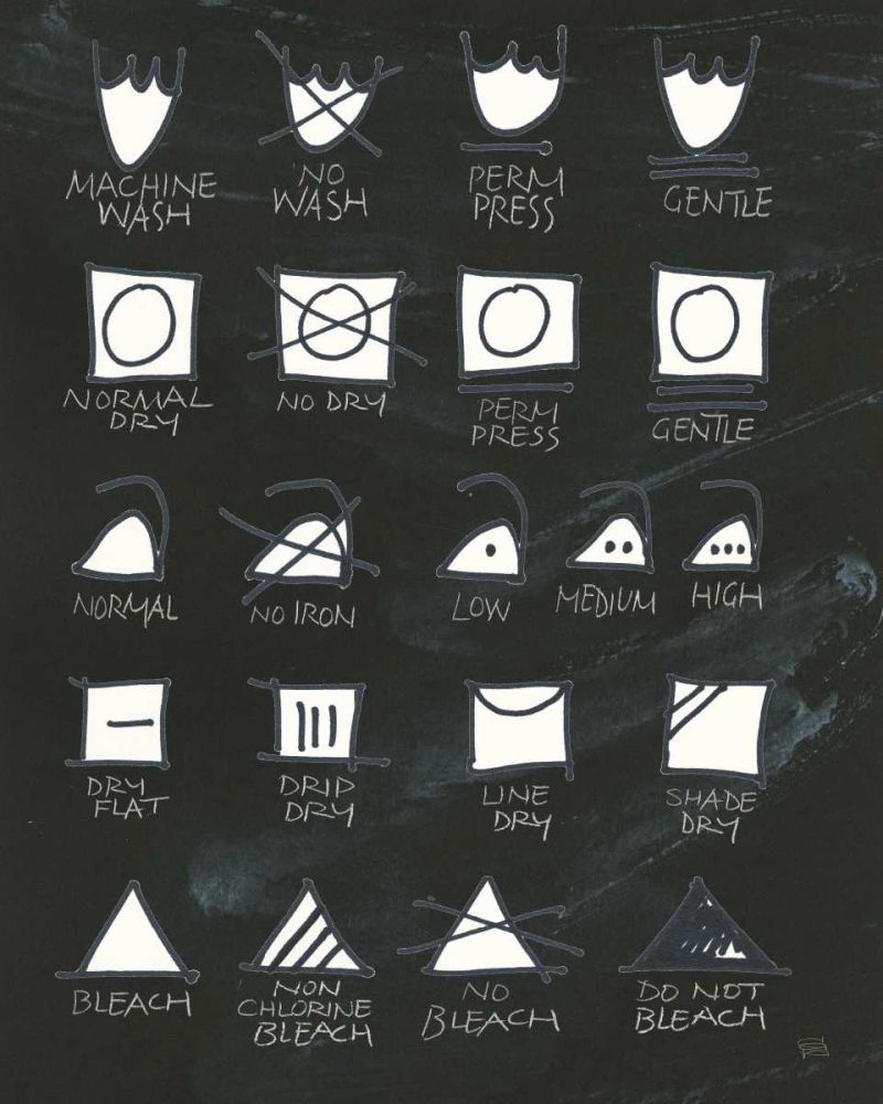 Laundry Room Icons art print by Chris Paschke for $57.95 CAD