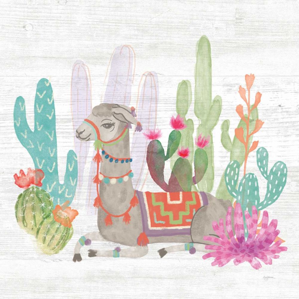 Lovely Llamas I art print by Mary Urban for $57.95 CAD
