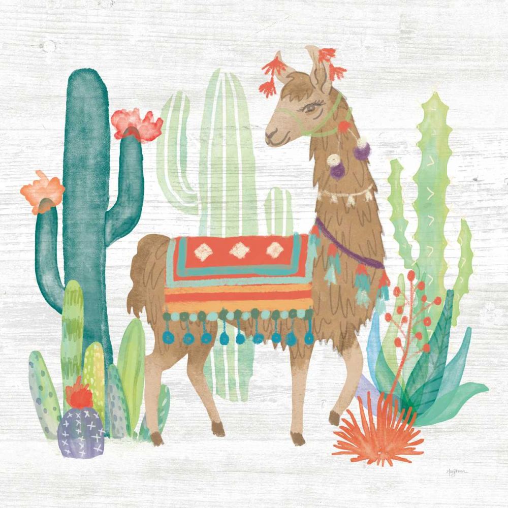 Lovely Llamas III art print by Mary Urban for $57.95 CAD
