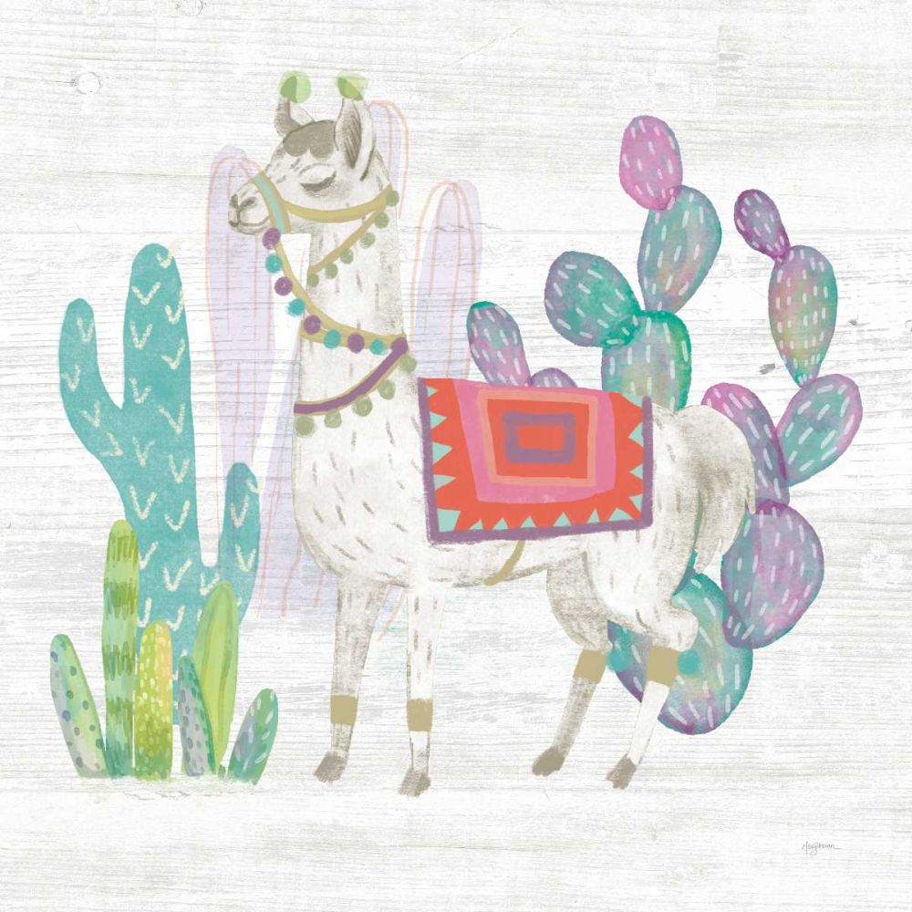 Lovely Llamas V art print by Mary Urban for $57.95 CAD