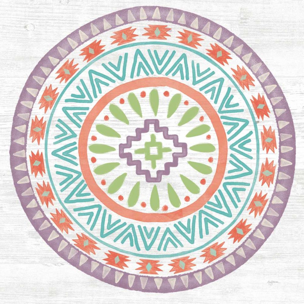 Lovely Llamas Mandala II art print by Mary Urban for $57.95 CAD