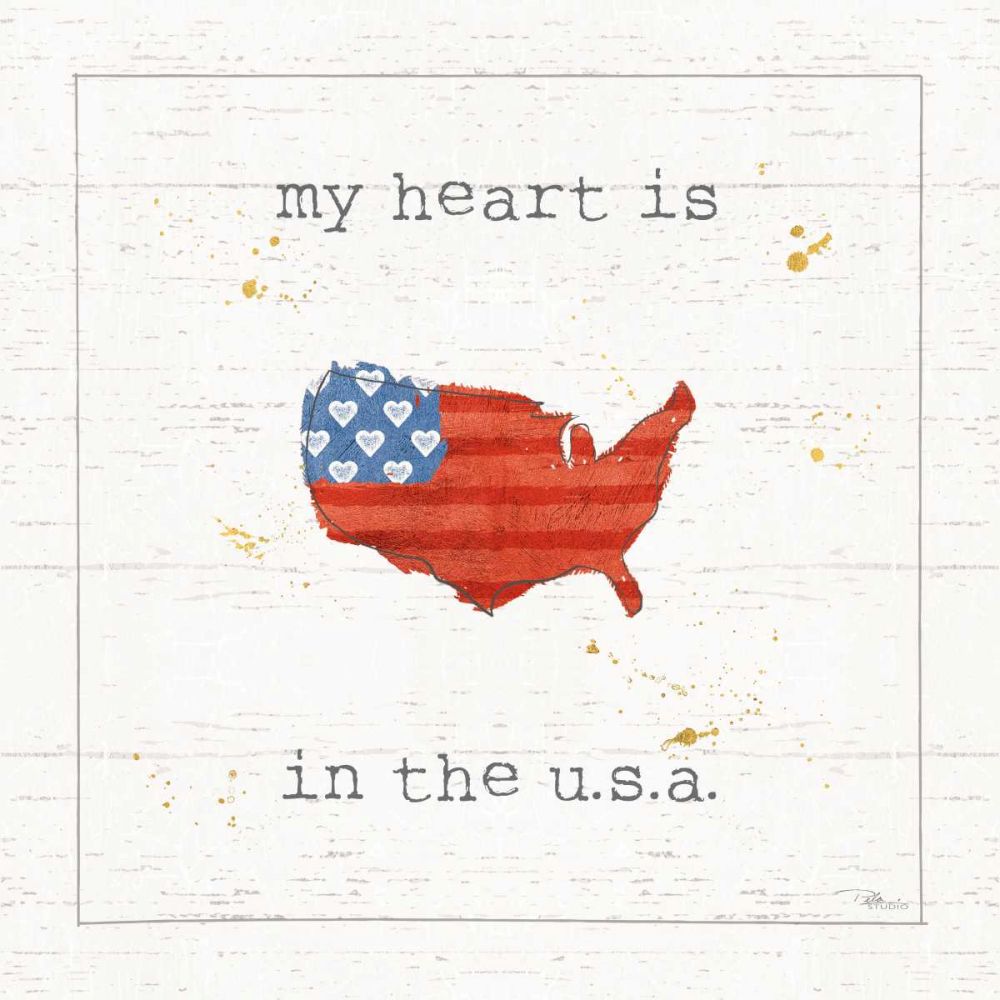 USA Cuties II Shiplap art print by Pela Studio for $57.95 CAD
