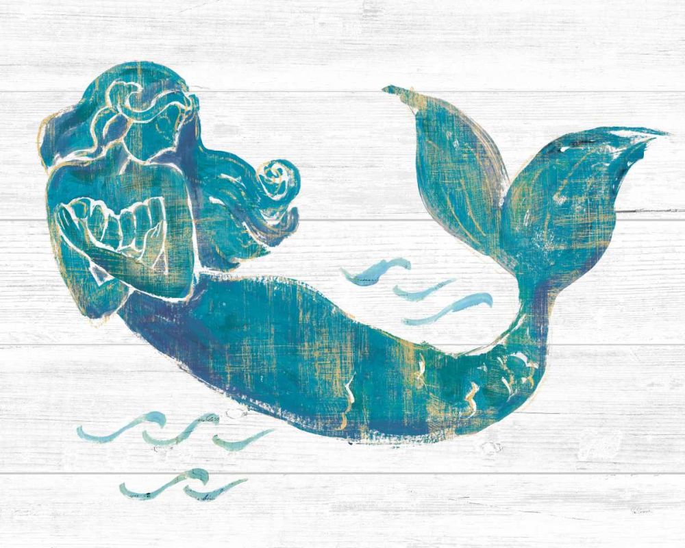 On the Waves II Light Plank art print by Sue Schlabach for $57.95 CAD