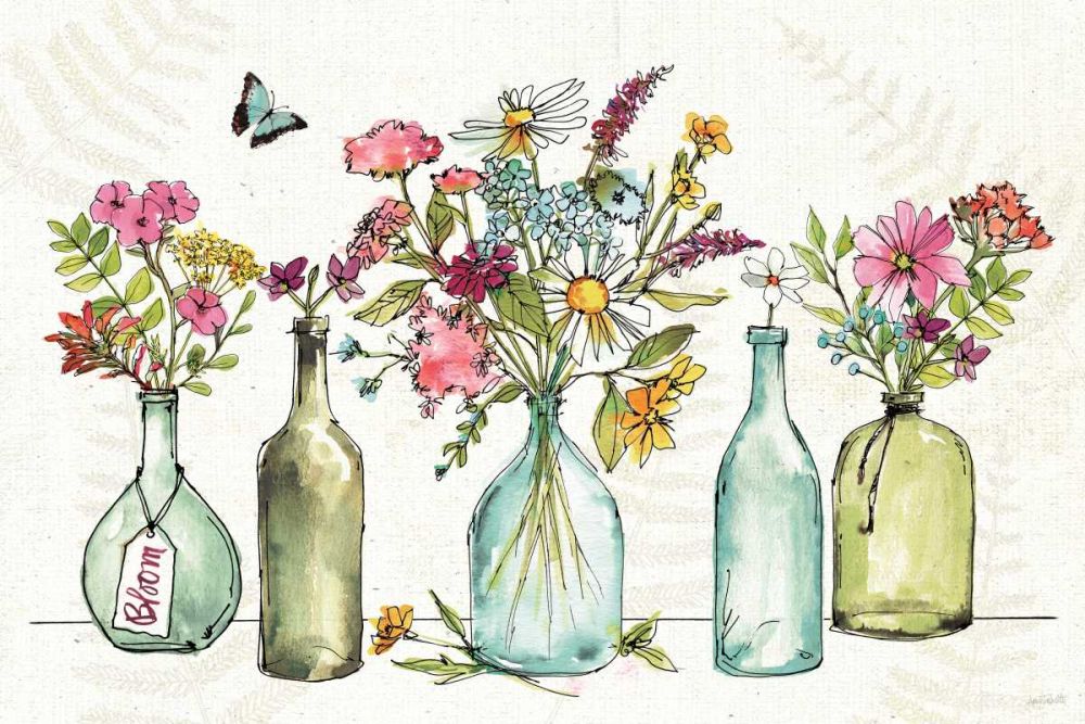 Simply Petals I art print by Anne Tavoletti for $57.95 CAD