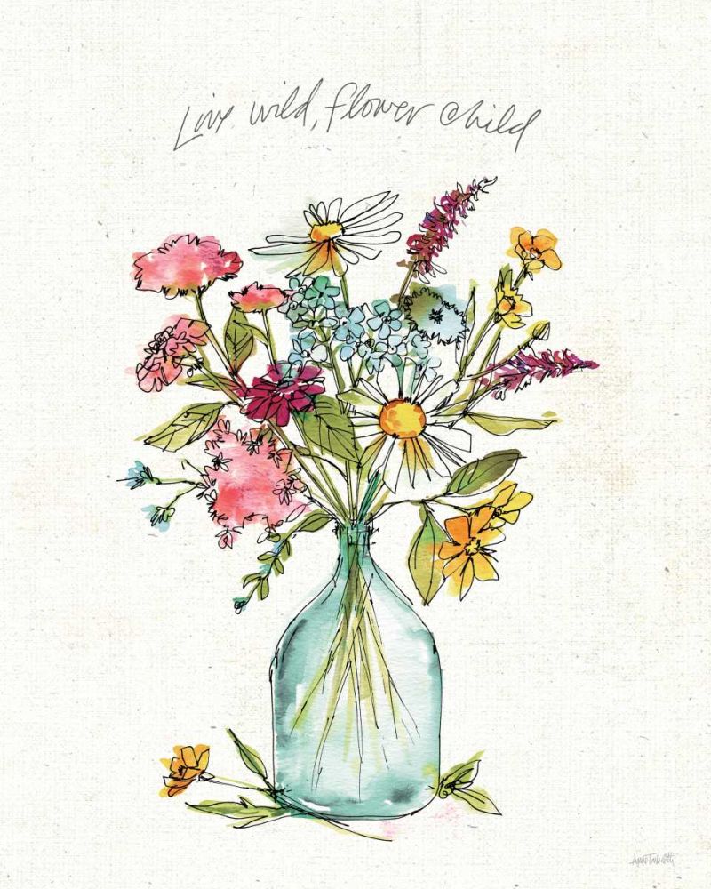 Simply Petals II art print by Anne Tavoletti for $57.95 CAD
