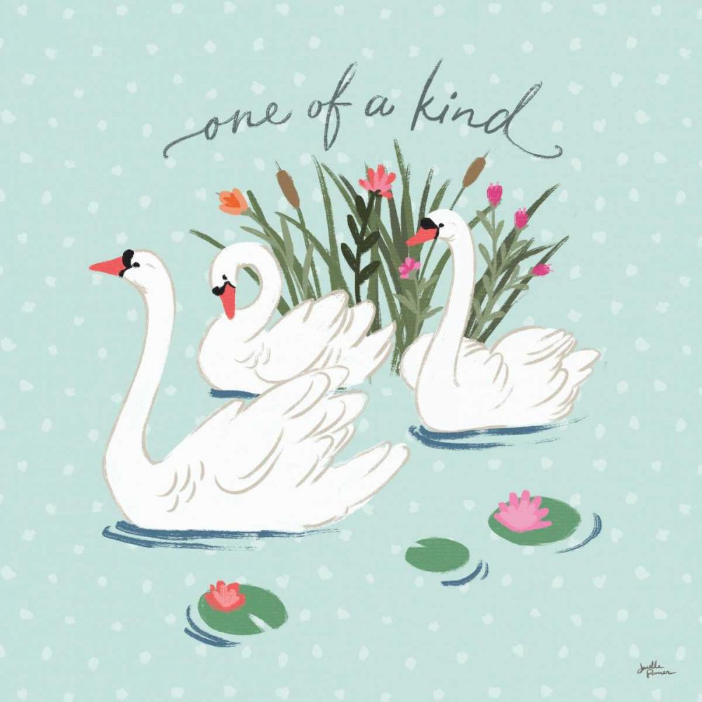 Swan Lake V Mint art print by Janelle Penner for $57.95 CAD