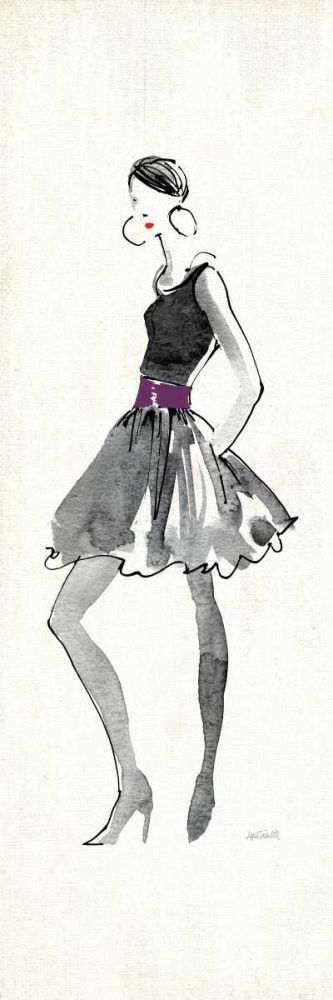 Purple Flair I art print by Anne Tavoletti for $57.95 CAD