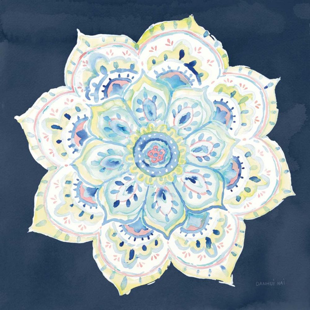 Jaipur VI Navy art print by Danhui Nai for $57.95 CAD
