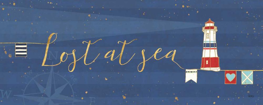 Underlined Nautical V art print by Veronique Charron for $57.95 CAD