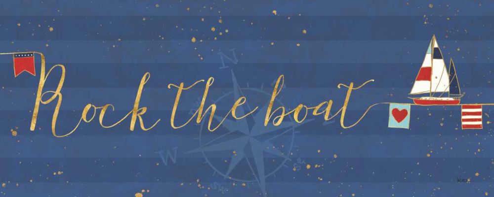 Underlined Nautical VII art print by Veronique Charron for $57.95 CAD