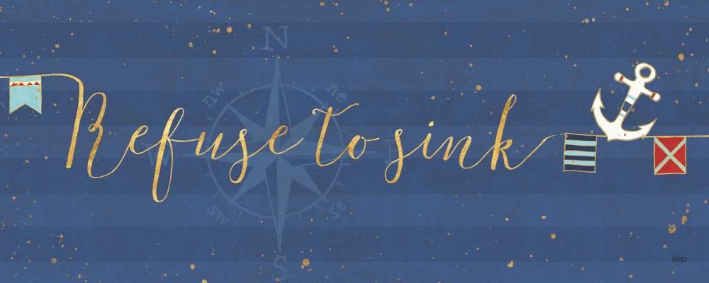 Underlined Nautical VIII art print by Veronique Charron for $57.95 CAD