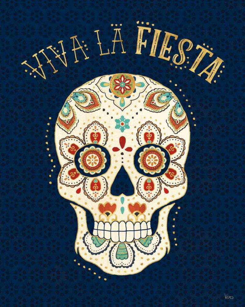 La Vida Loca IV Blue art print by Veronique Charron for $57.95 CAD