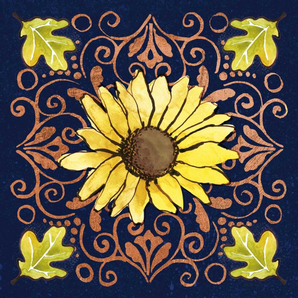October Garden V Blue art print by Beth Grove for $57.95 CAD