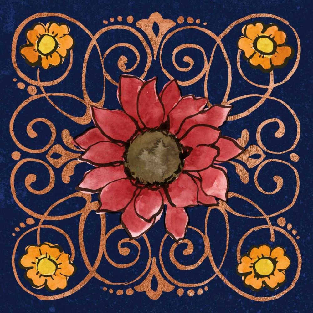 October Garden VIII Blue art print by Beth Grove for $57.95 CAD
