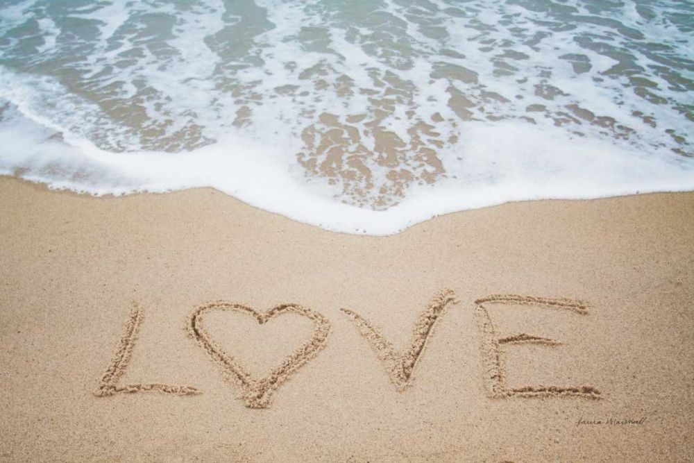 Beach Love II art print by Laura Marshall for $57.95 CAD