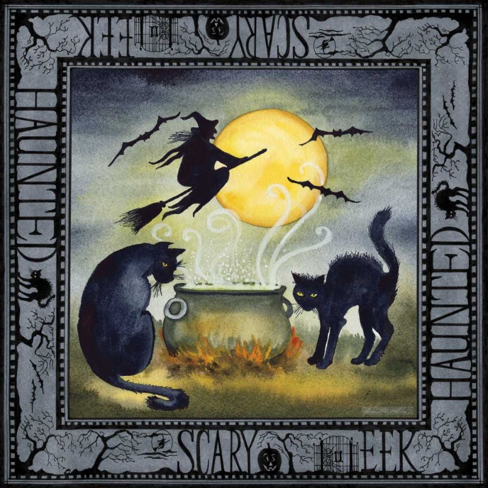 Haunting Halloween Night III art print by Kathleen Parr McKenna for $57.95 CAD