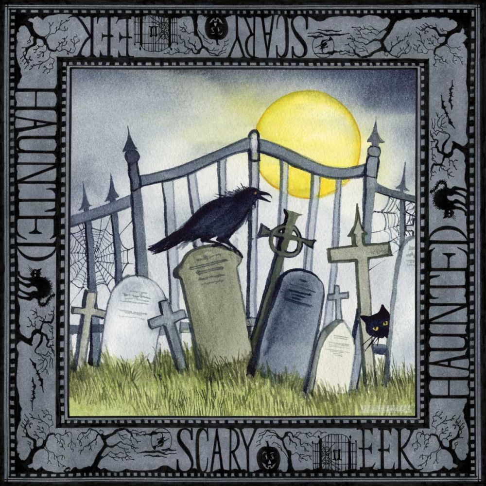 Haunting Halloween Night IV art print by Kathleen Parr McKenna for $57.95 CAD