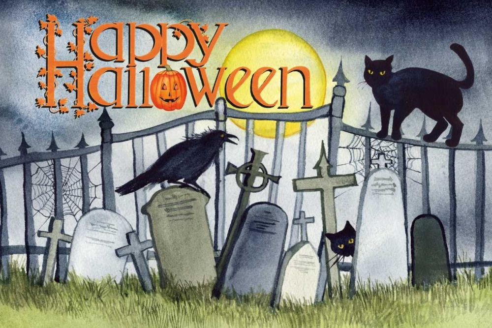 Haunting Halloween Night V art print by Kathleen Parr McKenna for $57.95 CAD
