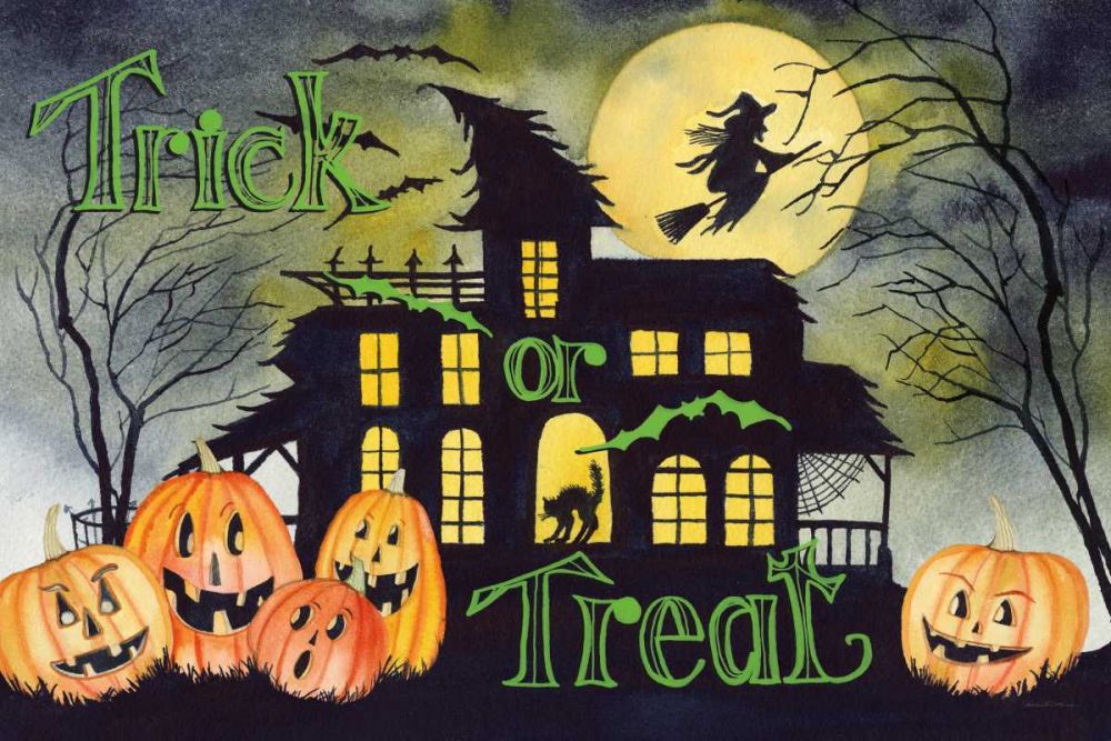 Haunting Halloween Night VI art print by Kathleen Parr McKenna for $57.95 CAD