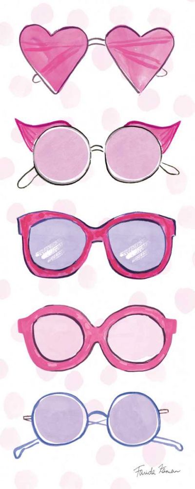Think Pink V art print by Farida Zaman for $57.95 CAD