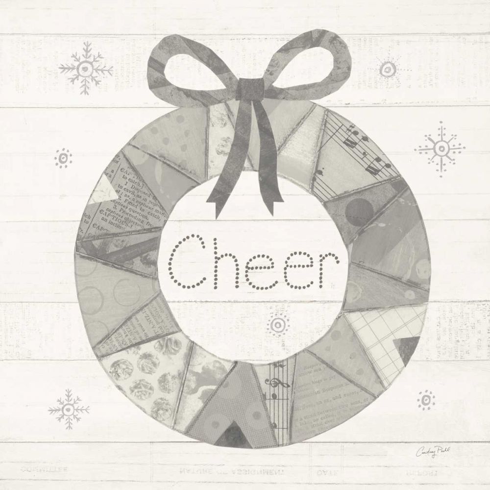 Christmas Patchwork III Neutral art print by Courtney Prahl for $57.95 CAD