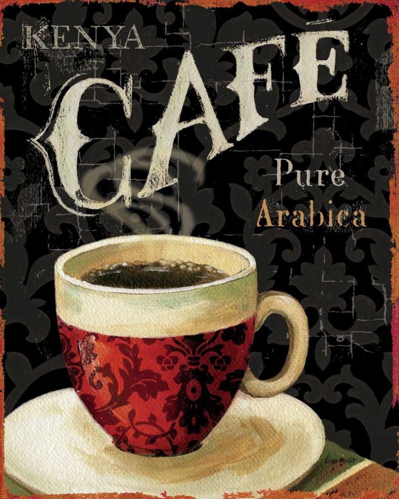 Today s Coffee I art print by Lisa Audit for $57.95 CAD