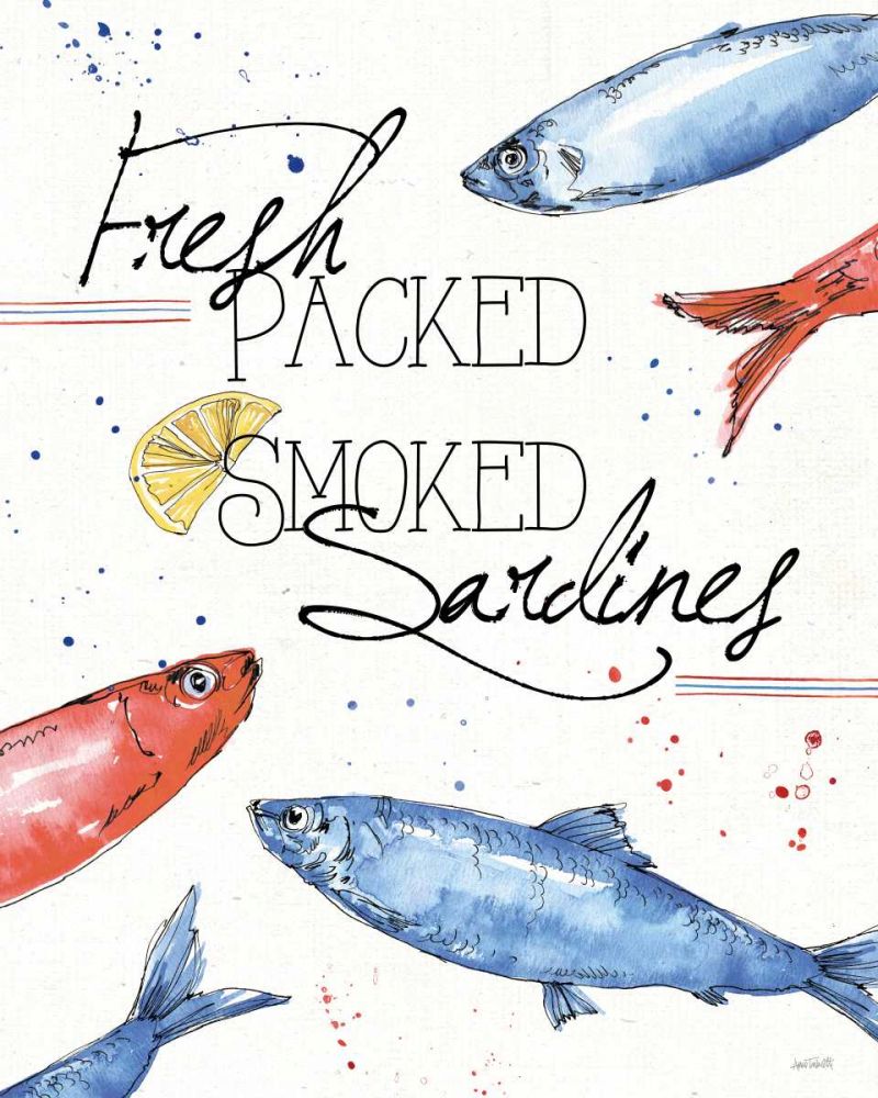 Seafood Shanty III art print by Anne Tavoletti for $57.95 CAD