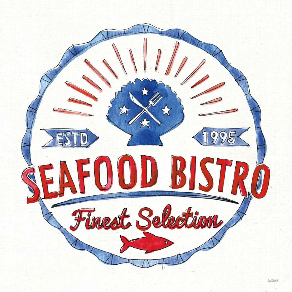 Seafood Shanty VII art print by Anne Tavoletti for $57.95 CAD
