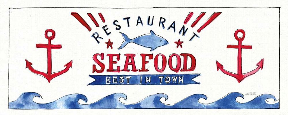 Seafood Shanty X art print by Anne Tavoletti for $57.95 CAD