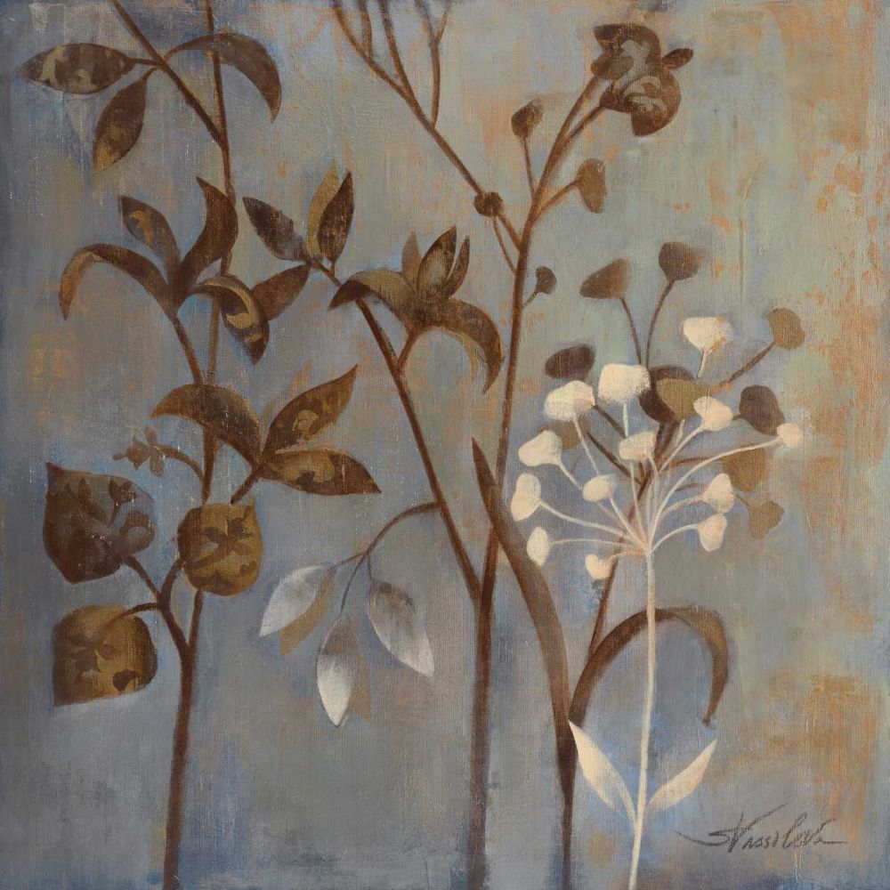 Branches in Dusty Blue I art print by Silvia Vassileva for $57.95 CAD
