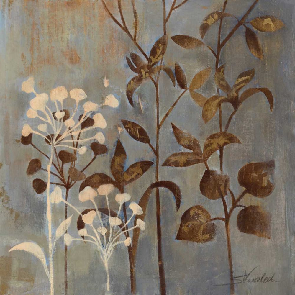 Branches in Dusty Blue II art print by Silvia Vassileva for $57.95 CAD