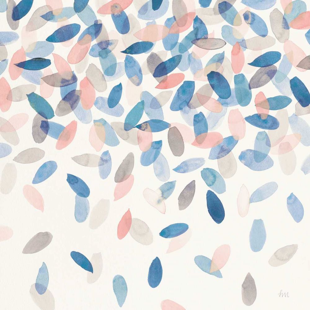 Spring Cascade II Blue Crop art print by Laura Marshall for $57.95 CAD