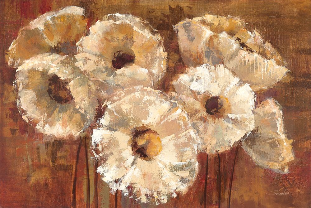 Waltzing Poppies art print by Silvia Vassileva for $57.95 CAD