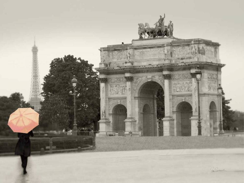 Paris in the Rain I art print by Sue Schlabach for $57.95 CAD