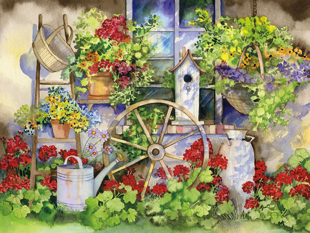 The Potting Shed art print by Kathleen Parr McKenna for $57.95 CAD