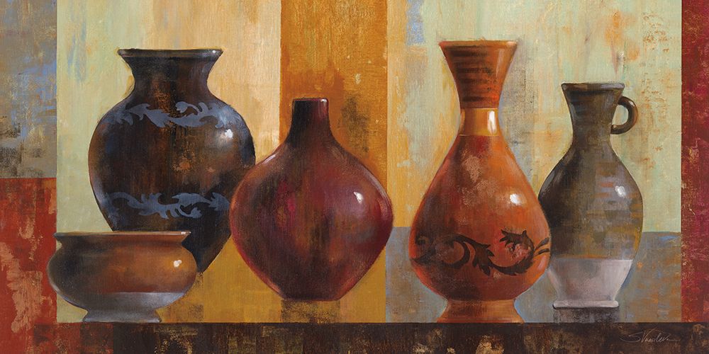 Glazed Pot I art print by Silvia Vassileva for $57.95 CAD