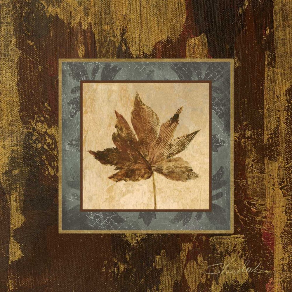 Autumn Leaf Square IV art print by Silvia Vassileva for $57.95 CAD